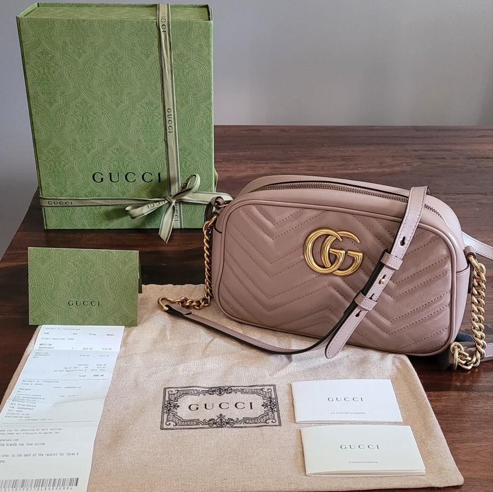 Gucci Marmont Matelassé Shoulder Bag - Small